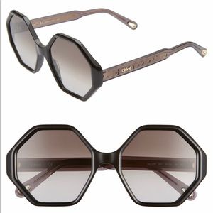 Chloe Willow Geometric sunglasses